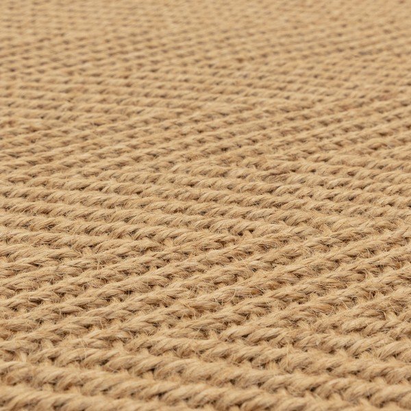 Tappeto in juta bifacciale e tessuto a mano colore naturale 240x340 cm Bordo Herringbone Linen - Asiatic Carpets-image-2