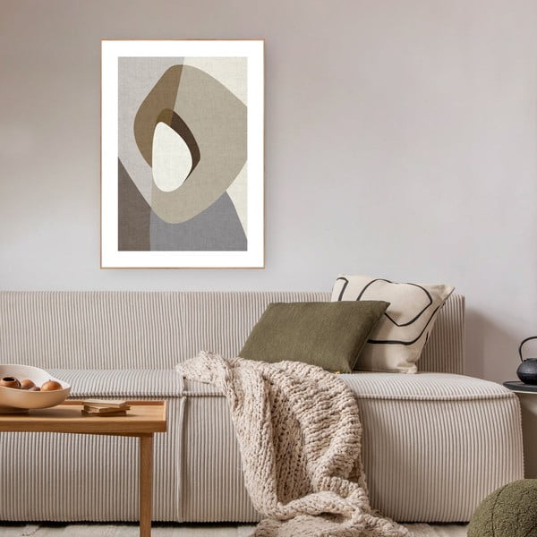 Dipinto 70x100 cm Picasa Greige - Malerifabrikken-image-1