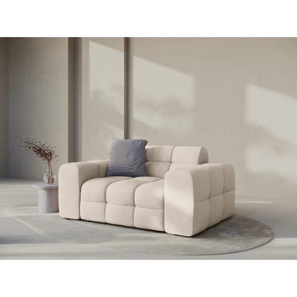 Divano beige 156 cm Kendal – Micadoni -image-1