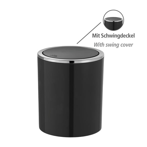 Cestino nero , 2 l Inca - Wenko-image-2