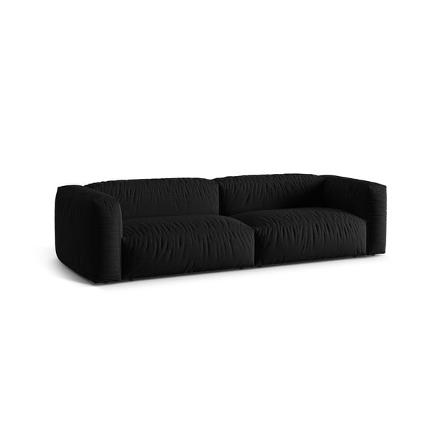 Divano componibile nero 320 cm Martina - Micadoni Home-image-2