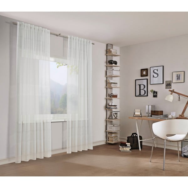 Tenda sottile bianca 140x245 cm Etamine – Sehlbach-image-2