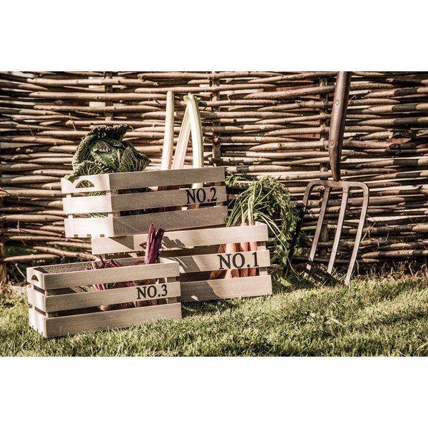 Set di 3 casse Natural Elements - Kitchen Craft-image-1