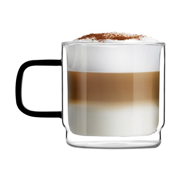 Set di 2 tazze a doppia parete, 320 ml Carbon - Vialli Design-image-3