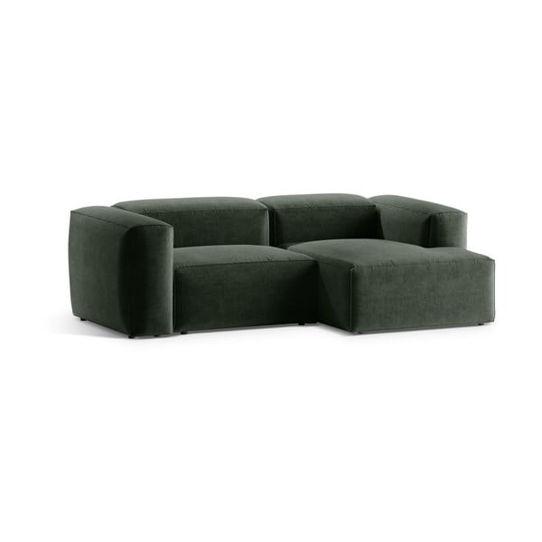 Divano angolare verde (con penisola a destra/con chaise lounge) Bergamo – Cosmopolitan Design-image-2
