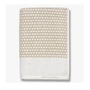 Set di 2 asciugamani in cotone bianco e beige 40x60 cm Grid - Mette Ditmer Denmark