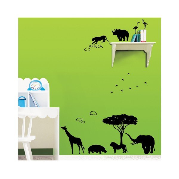 Adesivo Piccoli animali africani - Ambiance