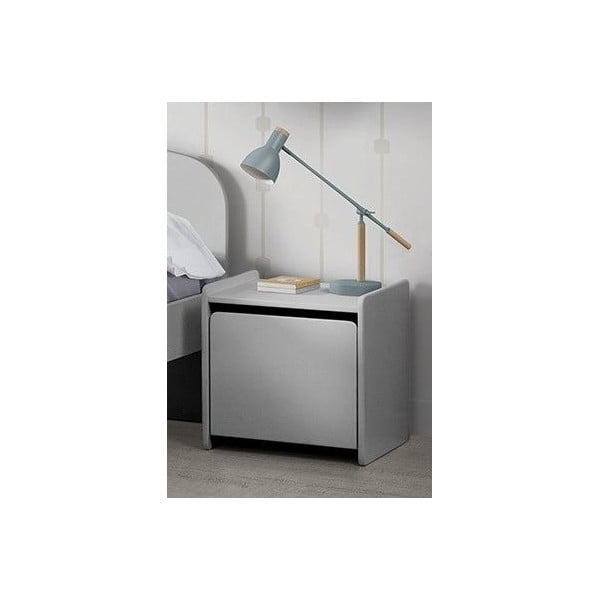 Comodino grigio Kiddy - Vipack-image-2