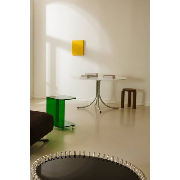 Tavolo da pranzo rotondo in metallo ø 130 cm Chipley – Jotex-image-4