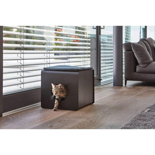 Set di 5 basi idrorepellenti per lettiera per gatti colore naturale 34,5x53 cm Sito - MiaCara-image-4