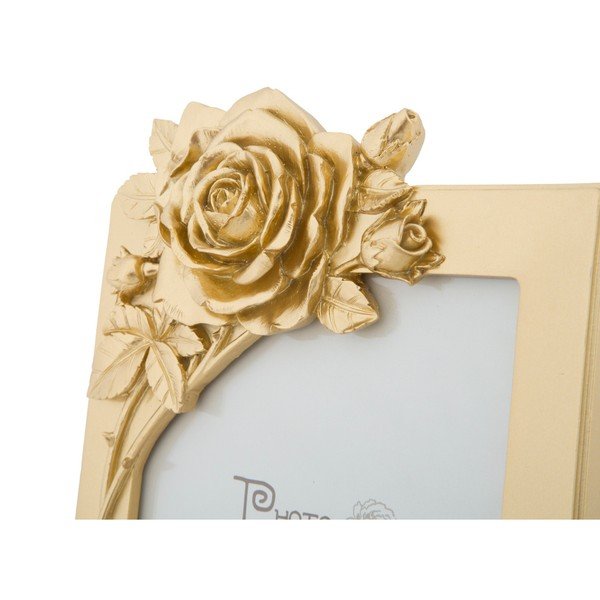 Portafoto giallo in cornice di resina Glam Rose, 15 x 20 cm - Mauro Ferretti-image-4
