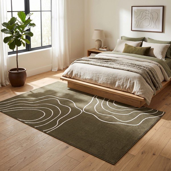 Tappeto verde 200x290 cm Pulse – ESTE-image-3