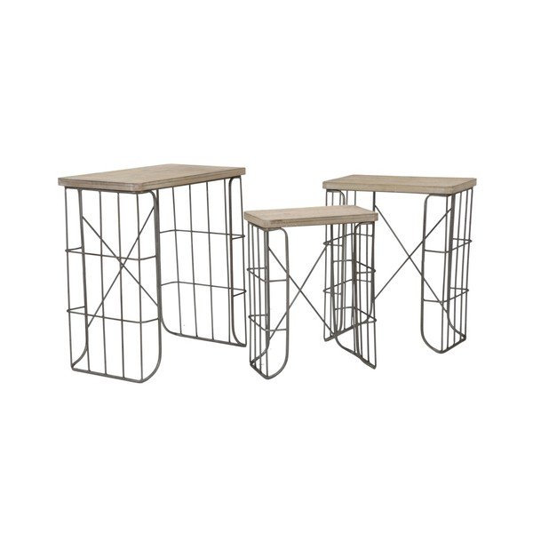 Set di 3 tavolini da caffè Messico - Mauro Ferretti