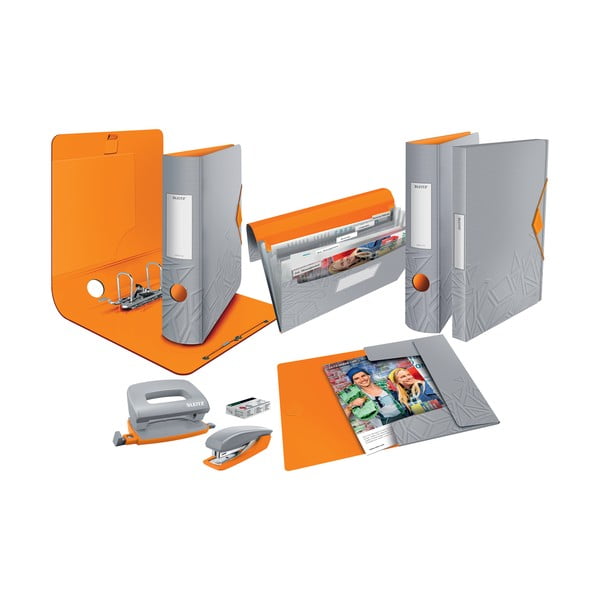 Šedé kancelářské desky s 3 chlopněmi Leitz-image-4