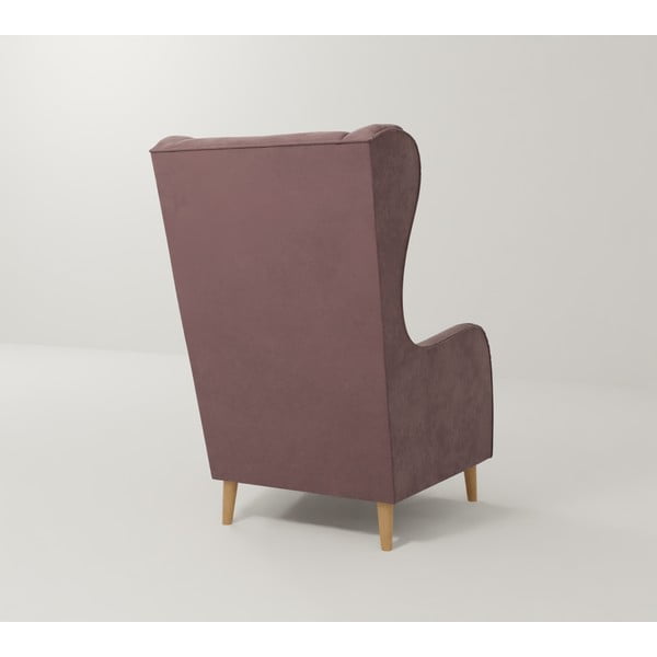 Poltrona in velluto rosa Carole - Ropez-image-2