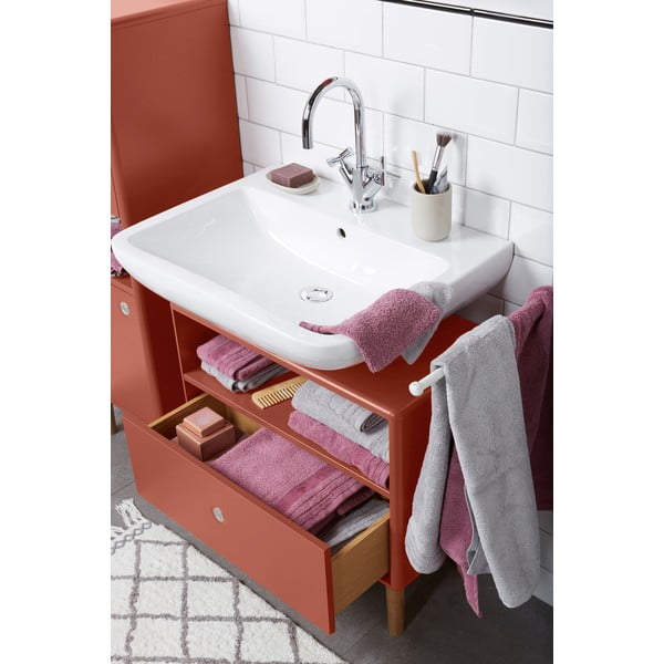 Armadietto rosso sotto il lavello Color Bath - Tom Tailor-image-3