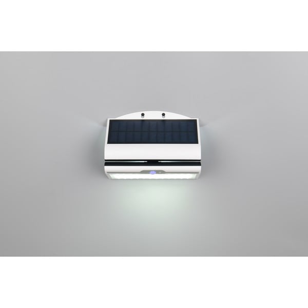 Illuminazione esterna LED con alimentazione a pannelli solari da parete (altezza totale 18,5 cm) Macapa – Reality-image-2