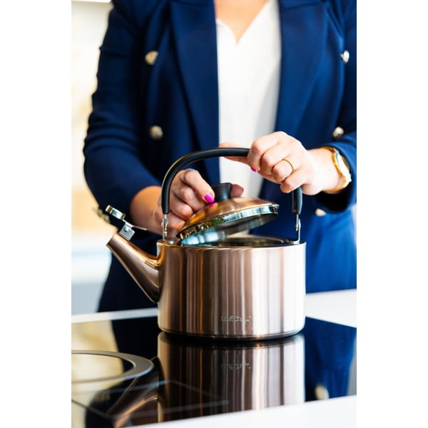 Bollitore color rame in acciaio inox 1,5 l Diamante – Vialli Design-image-2