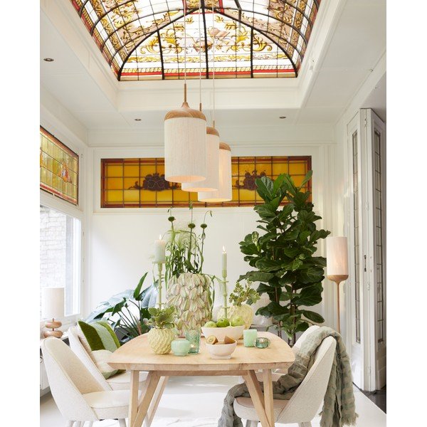 Tavolo da pranzo in mango massiccio 100x200 cm Quenza – Light & Living-image-1