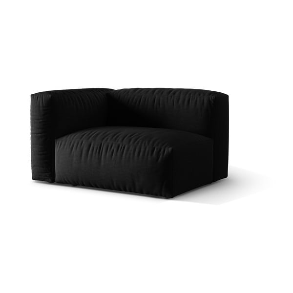 Modulo divano nero (angolo sinistro) Martina - Micadoni Home-image-2