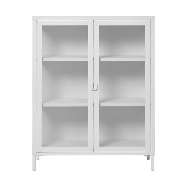 Vetrina in metallo bianco 80x101 cm Brisbane - House Nordic