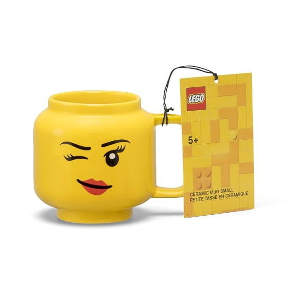 Tazza per bambini in ceramica gialla 255 ml Head - LEGO®-image-3
