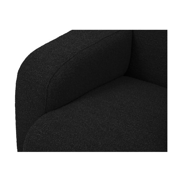 Divano angolare nero in tessuto bouclé (angolo destro) Molino - Micadoni Home-image-4