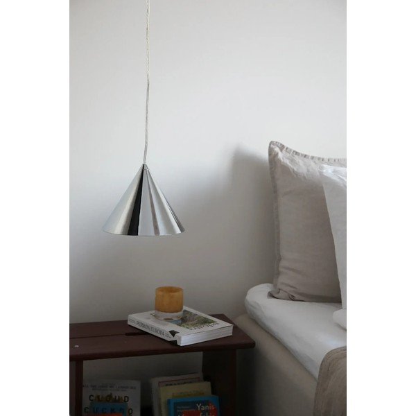 Lampadario argentato in metallo con paralume in metallo ø 19 cm Tip – Markslöjd-image-1