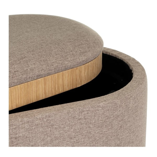 Poggiapiedi beige - Casa Selección-image-1