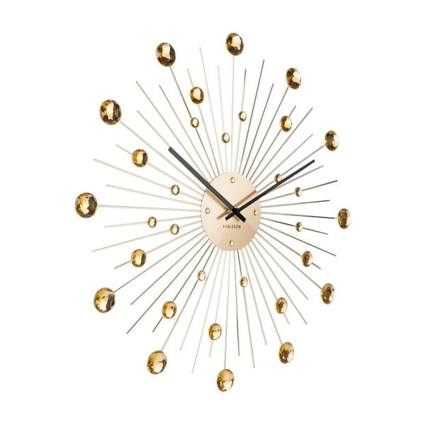 Orologio di colore oro, ø 50 cm Sunburst - Karlsson-image-2