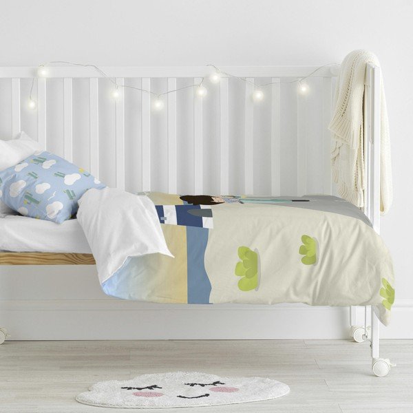 Biancheria da letto per bambini in puro cotone Happynois , 115 x 145 cm Summer Time - Mr. Fox-image-4