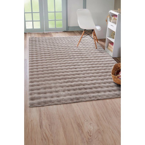 Tappeto beige lavabile 120x170 cm Bubble Emarald – Mila Home-image-1