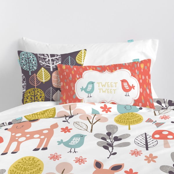 Biancheria da letto per bambini in cotone, 140 x 200 cm Woodland - Moshi Moshi-image-1