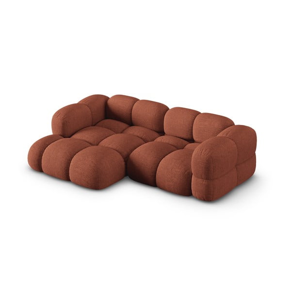 Divano angolare color mattone (con penisola a sinistra/con chaise lounge) Loretto – Cosmopolitan Design-image-3