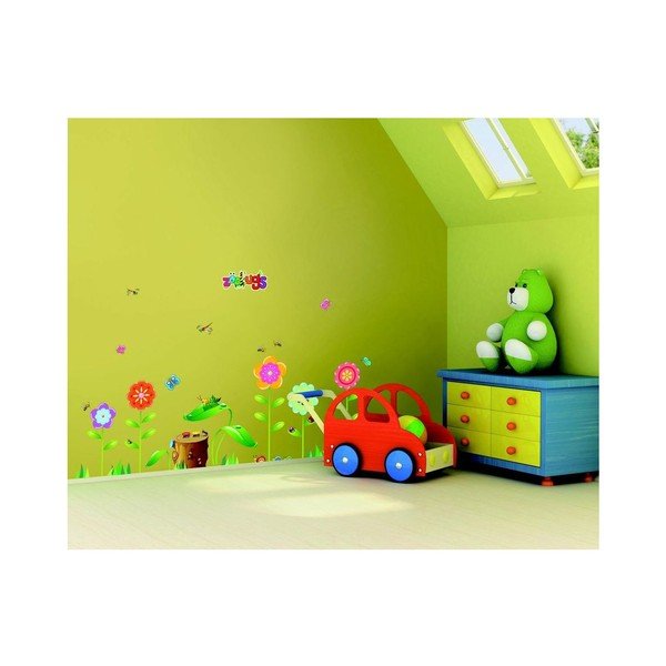 Samolepka Flower and insects, 40 cm-image-1