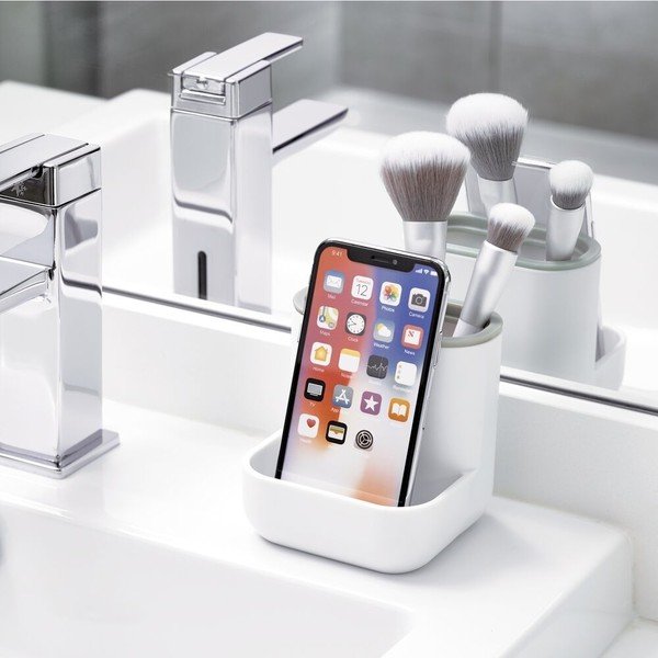 Organizzatore cosmetico bianco Cade - iDesign-image-3