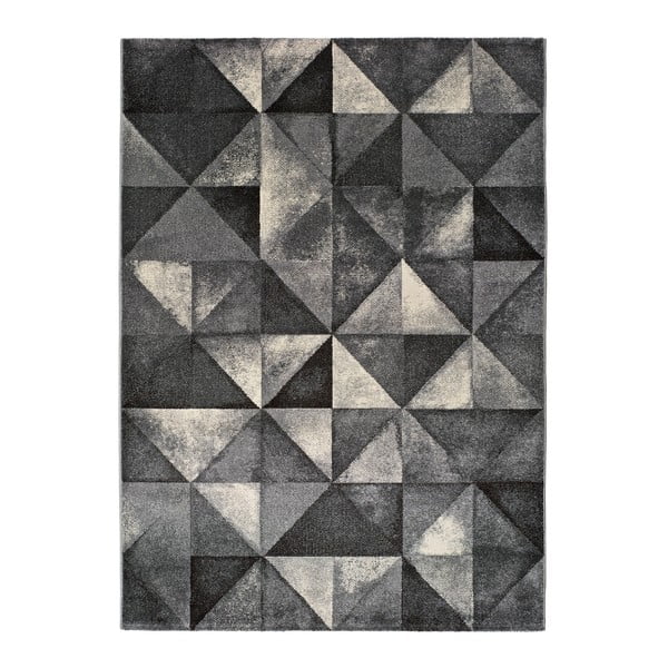 Tappeto grigio , 57 x 110 cm Delta Triangle - Universal