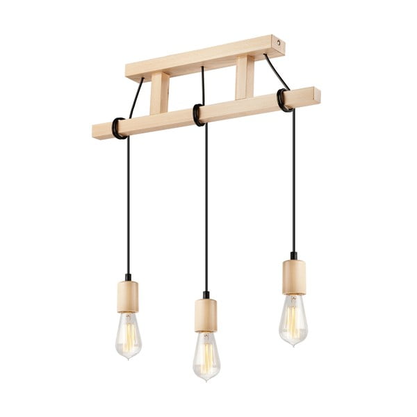 Lampadario di colore naturale Leon – LAMKUR