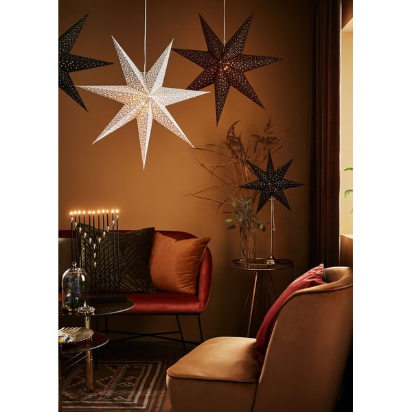 Decorazione luminosa bianca con motivo natalizio ø 45 cm Baroque - Markslöjd-image-2