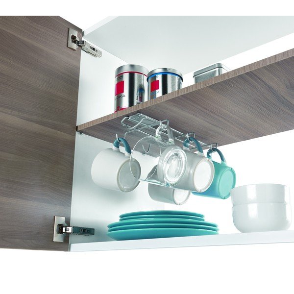 Portabicchieri da appendere in acciaio inossidabile - Metaltex-image-1