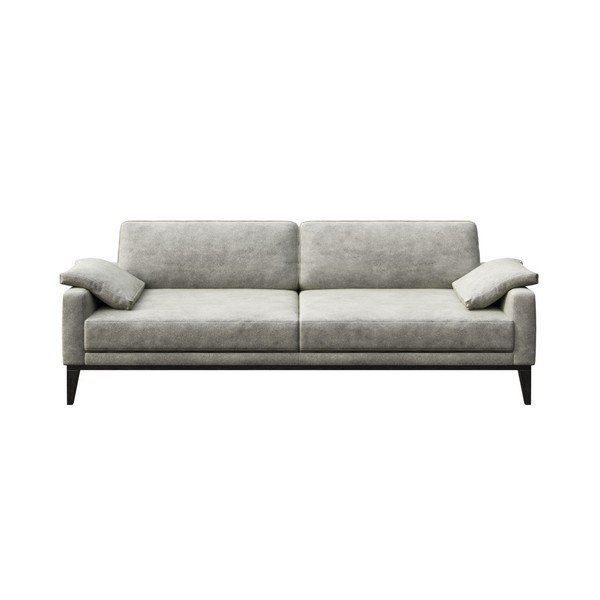 Divano in similpelle grigio Musso, 211 cm - MESONICA