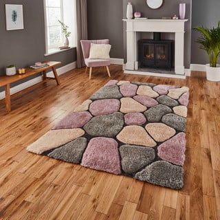 Tappeto grigio e rosa Rock, 150 x 230 cm Noble House - Think Rugs