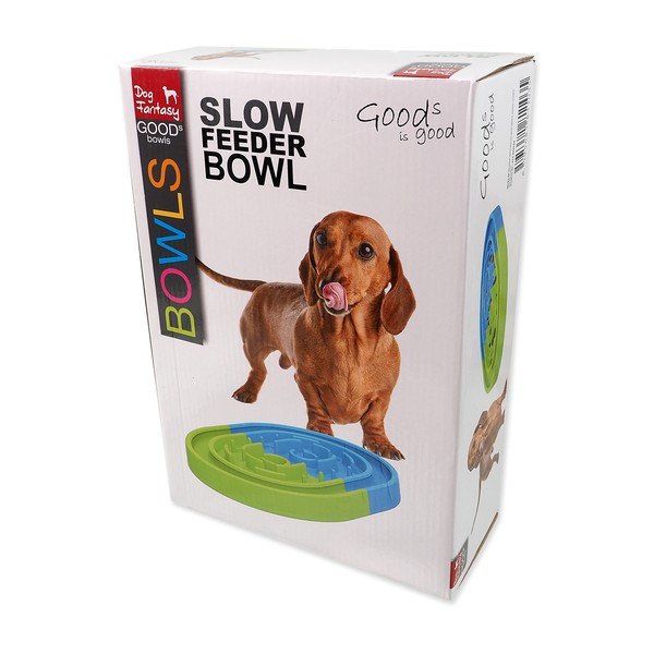 Ciotola in plastica anti-inghiottimento per cani Dog Fantasy - Plaček Pet Products-image-2