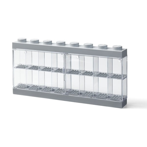 Armadio grigio da collezione per 16 minifigure - LEGO®-image-3