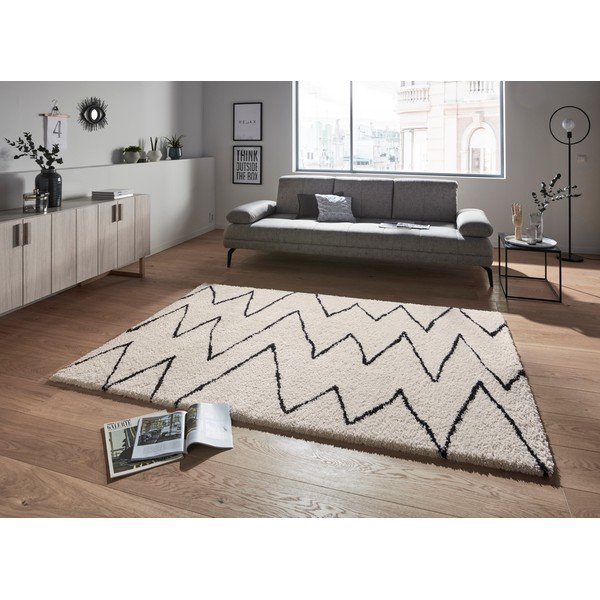 Tappeto beige e nero , 200 x 290 cm Jara - Mint Rugs-image-1
