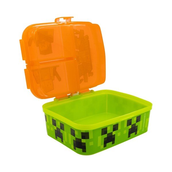 Portapranzo per bambini arancione in plastica Minecraft – STOR-image-3