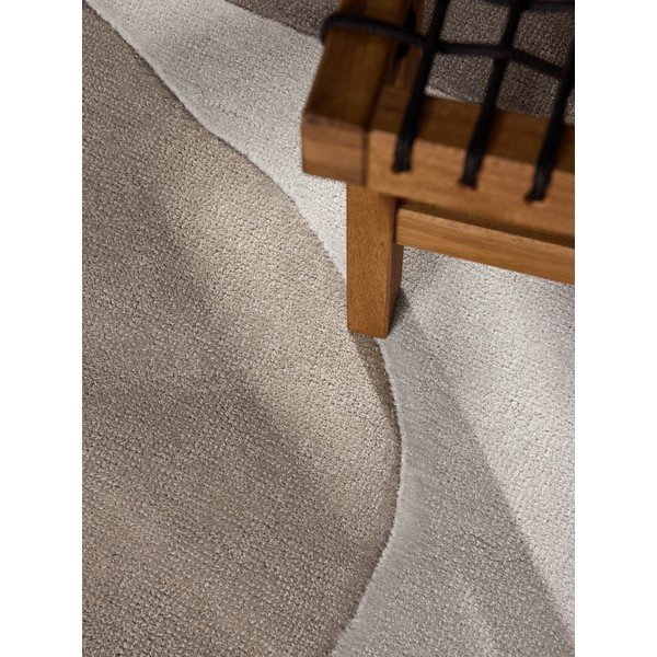 Tappeto rotondo beige in lana tessuto a mano ø 160 cm Hackney Clarissa – Ted Baker-image-3