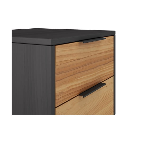 Comodino in legno di pino in colore naturale Lavis - Marckeric-image-1