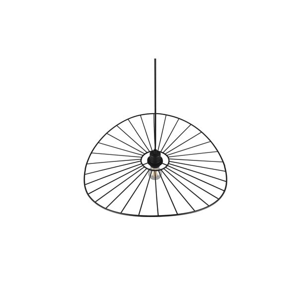 Nero opaco apparecchio a sospensione ø 60 cm Chapeau - Reality-image-3