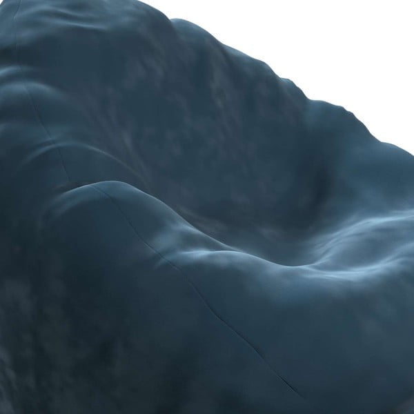 Borsa blu per sedersi Posh Velvet - Yellow Tipi-image-1